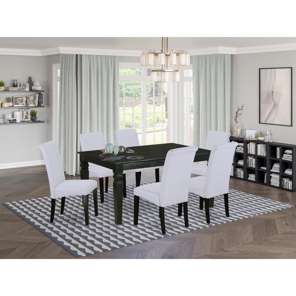 Dining Room Set Black, WEBA7-BLK-05. Picture 2