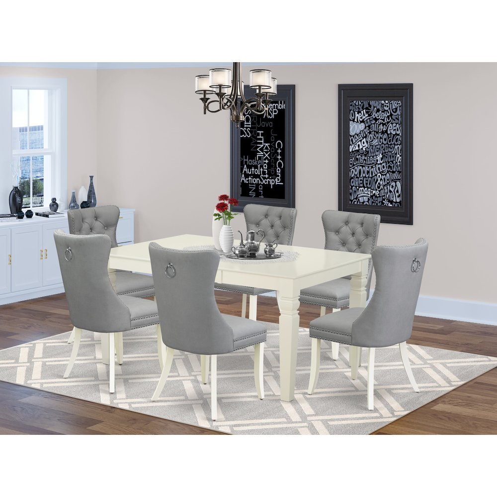 7 Piece Kitchen Table Set. Picture 2