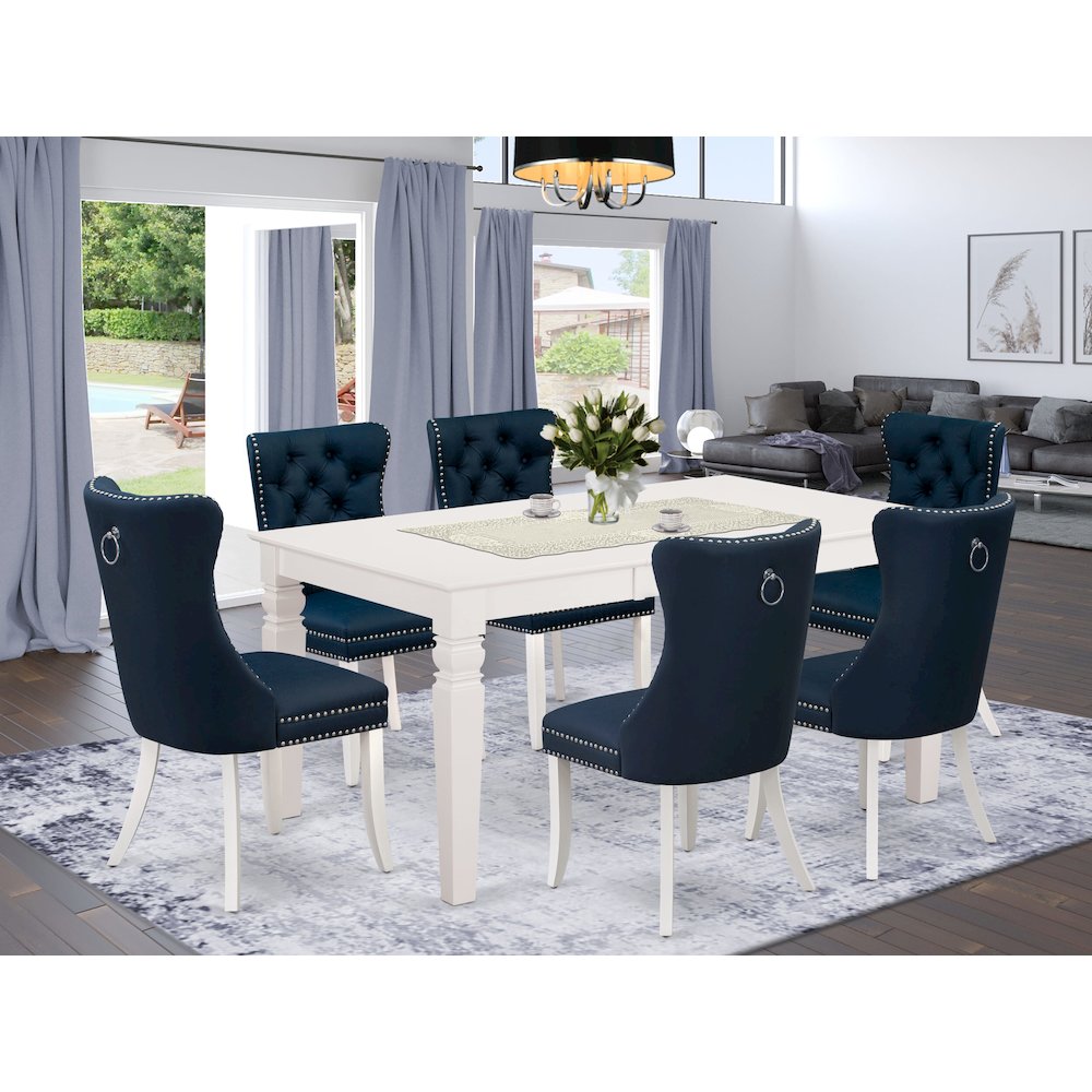 7 Piece Dining Room Table Set. Picture 2