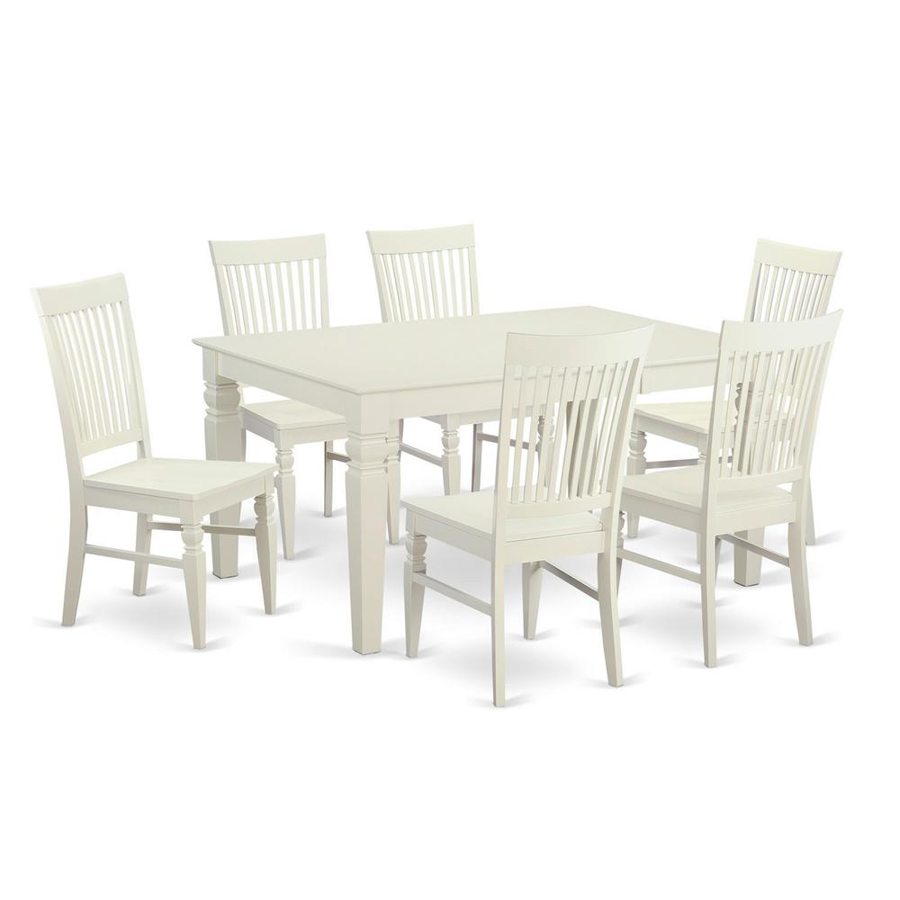 7  Pc  Dining  room  set-Dining  Table  and  6  Dining  Chairs. Picture 1