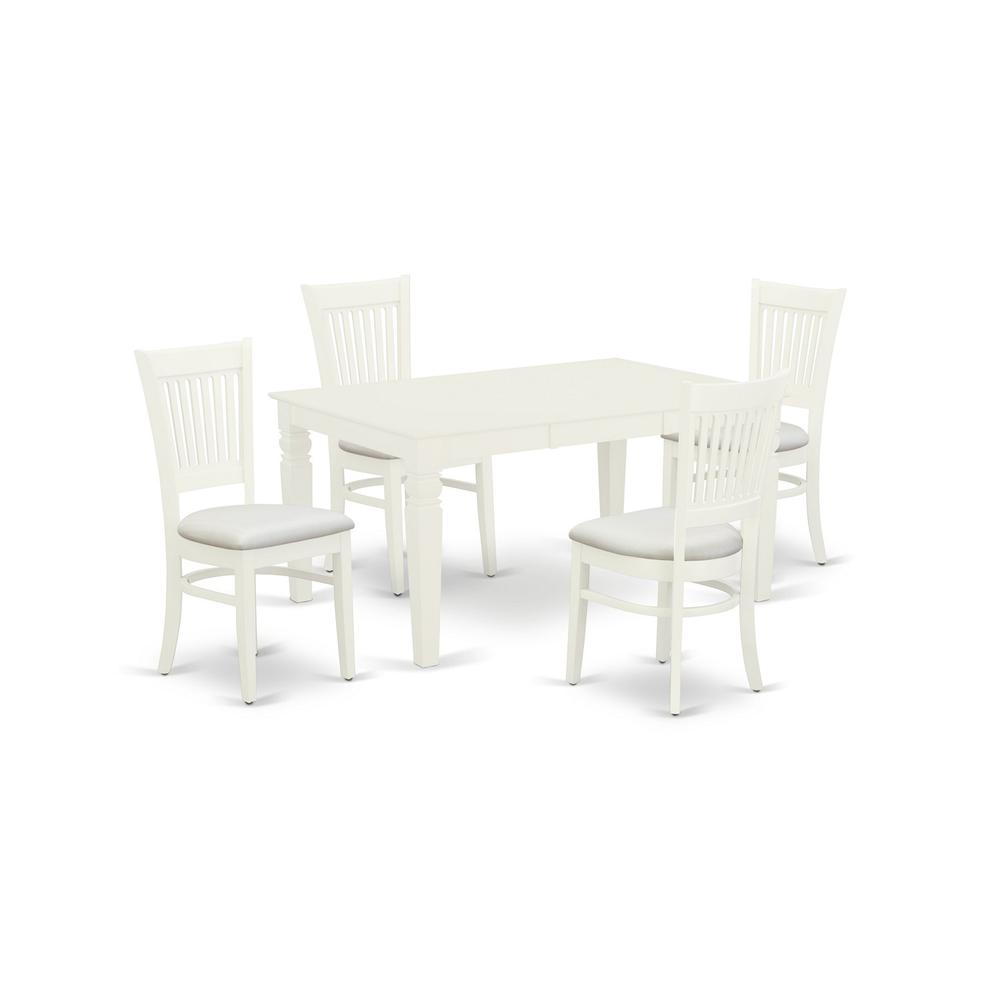 Dining Table- Table Leg Dining Chairs, WEVA5-LWH-C. Picture 1