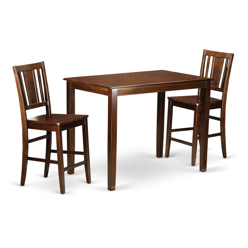 3  Pc  counter  height  Dining  set-pub  Table  and  2  bar  stools. Picture 1