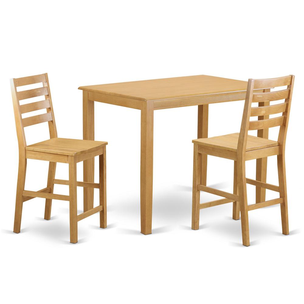 3  Pc  counter  height  pub  set  -  counter  height  Table  and  2  counter  height  Dining  chair.. Picture 1