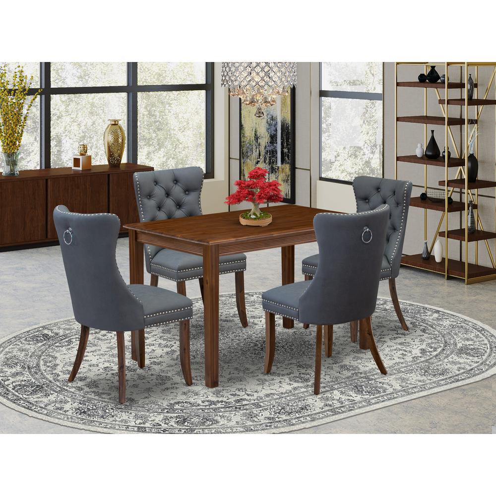 5 Piece Dinette Set Consists of a Rectangle Dining Room Table. Picture 7