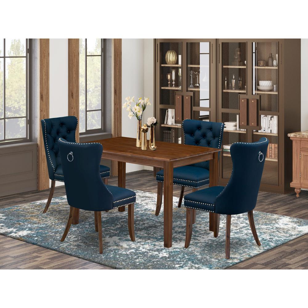 5 Piece Modern Dining Table Set. Picture 7