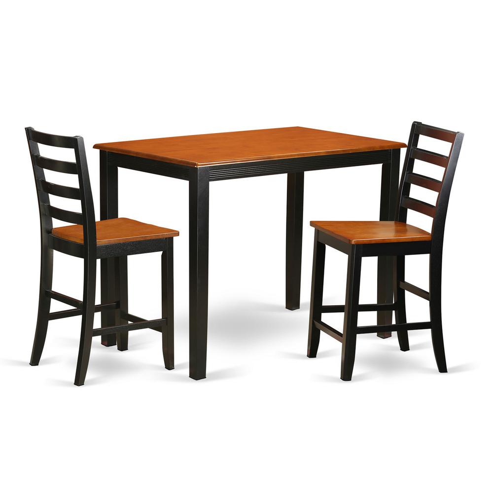 3  Pc  counter  height  pub  set-pub  Table  and  2  Kitchen  Dining  Chairs.. Picture 1