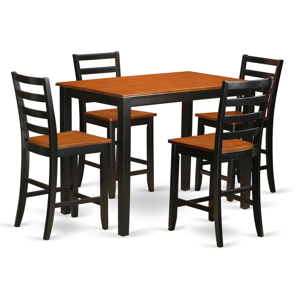 5  Pc  counter  height  pub  set  -  Small  Kitchen  Table  and  4  Kitchen  bar  stool.. Picture 1