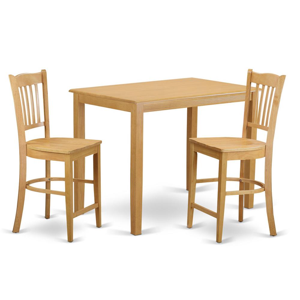 3  PC  counter  height  pub  set  -  Dining  Table  and  2  bar  stools.. Picture 2