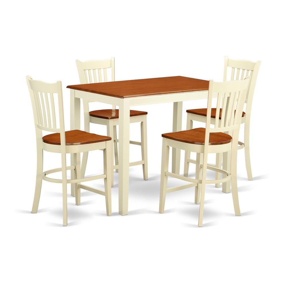 5  Pc  counter  height  Dining  set  -  counter  height  Table  and  4  Kitchen  Chairs.. Picture 1