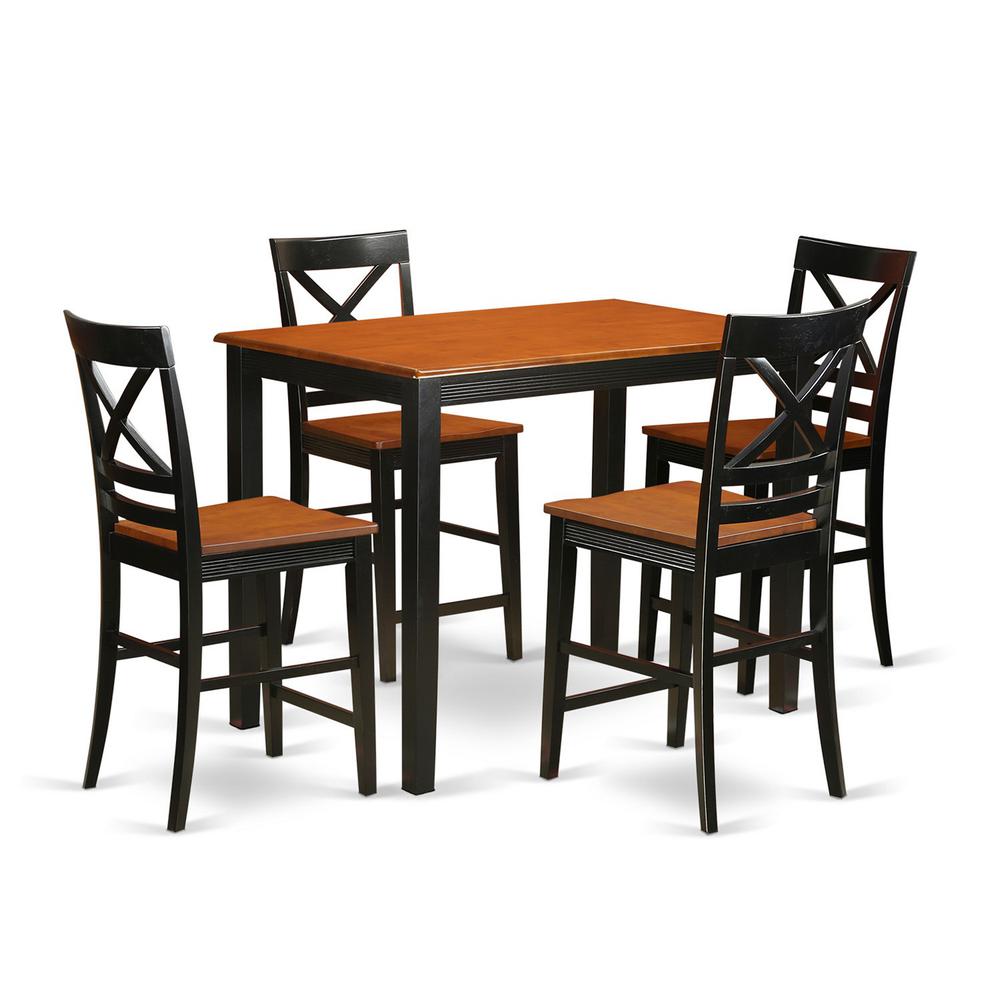 5  Pc  counter  height  Dining  room  set-pub  Dining  Table  and  4  Dining  Chairs.. Picture 1