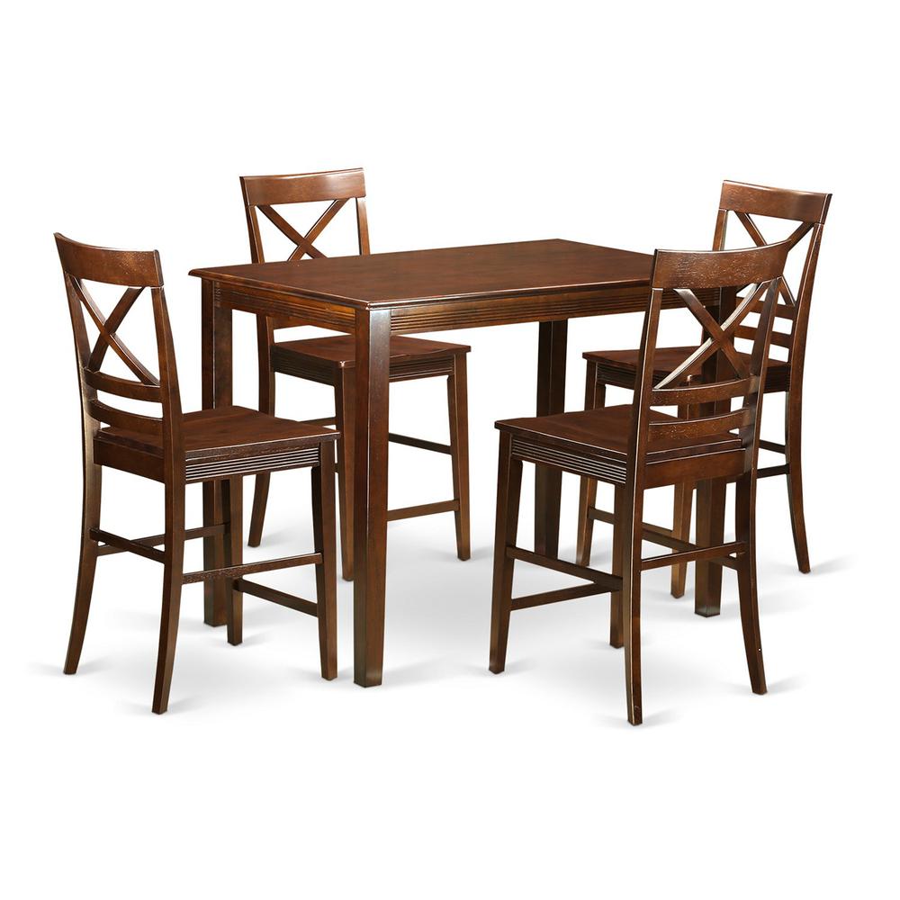 5  PC  counter  height  set  -  Small  Kitchen  Table  and  4  counter  height  Chairs.. Picture 2