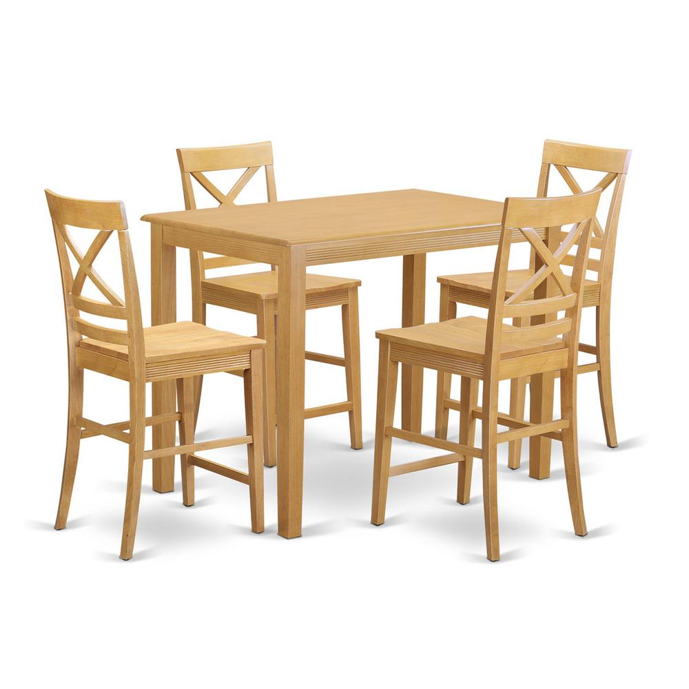 5  Pc  counter  height  pub  set-pub  Table  and  4  counter  height  Dining  chair. Picture 2