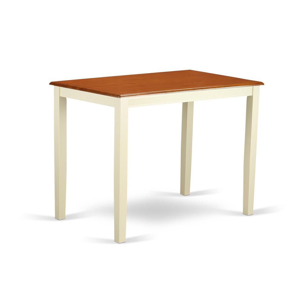Yarmouth  Counter  Height  Table  Finished  in  Buttermilk  and  Cherry. Picture 2