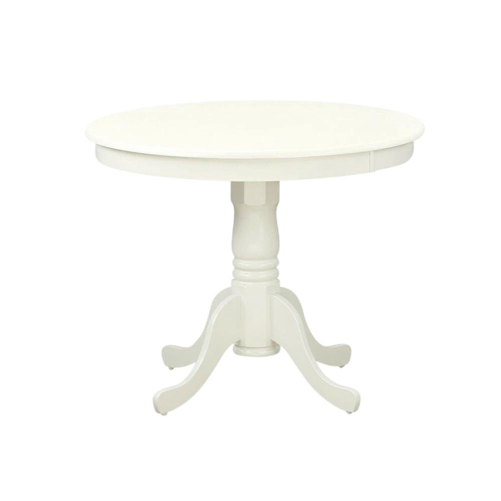 Elegant Round Small Dining Table – White Finish, Ideal for 2 or 4. Picture 1