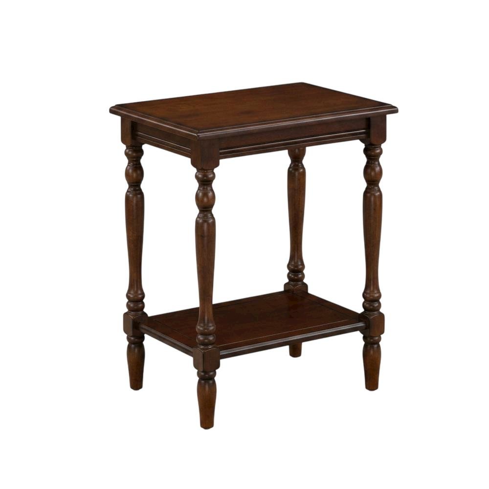 Mahogany, Storage Side Table, Open Shelf, Quality Build. Picture 1