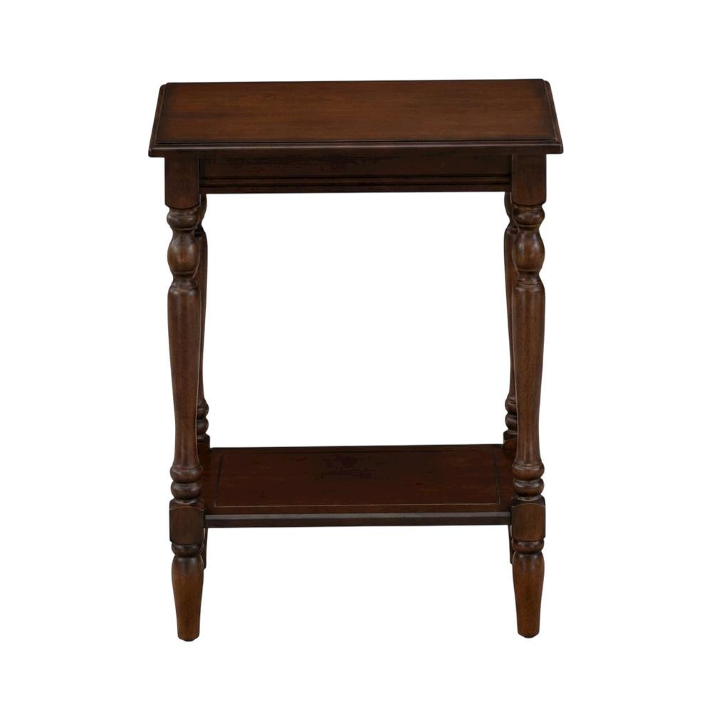 Mahogany, Storage Side Table, Open Shelf, Quality Build. Picture 4