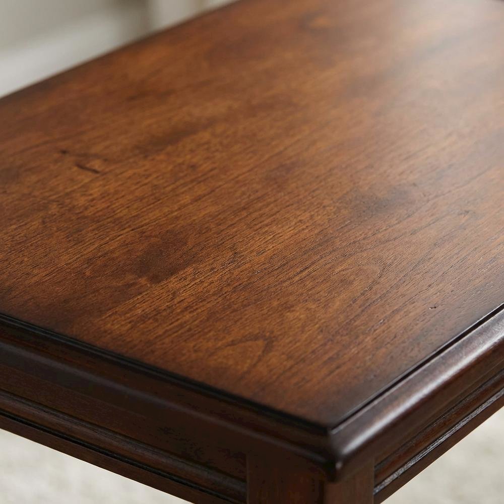 Mahogany, Storage Side Table, Open Shelf, Quality Build. Picture 5