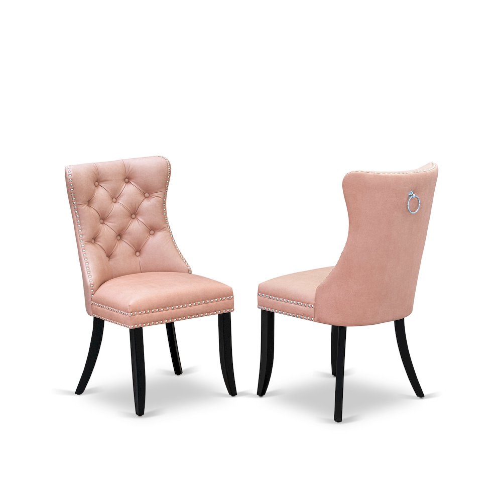 5 Piece Kitchen Table Set Contains a Rectangle Dining Table with Butterfly Leaf. Picture 7