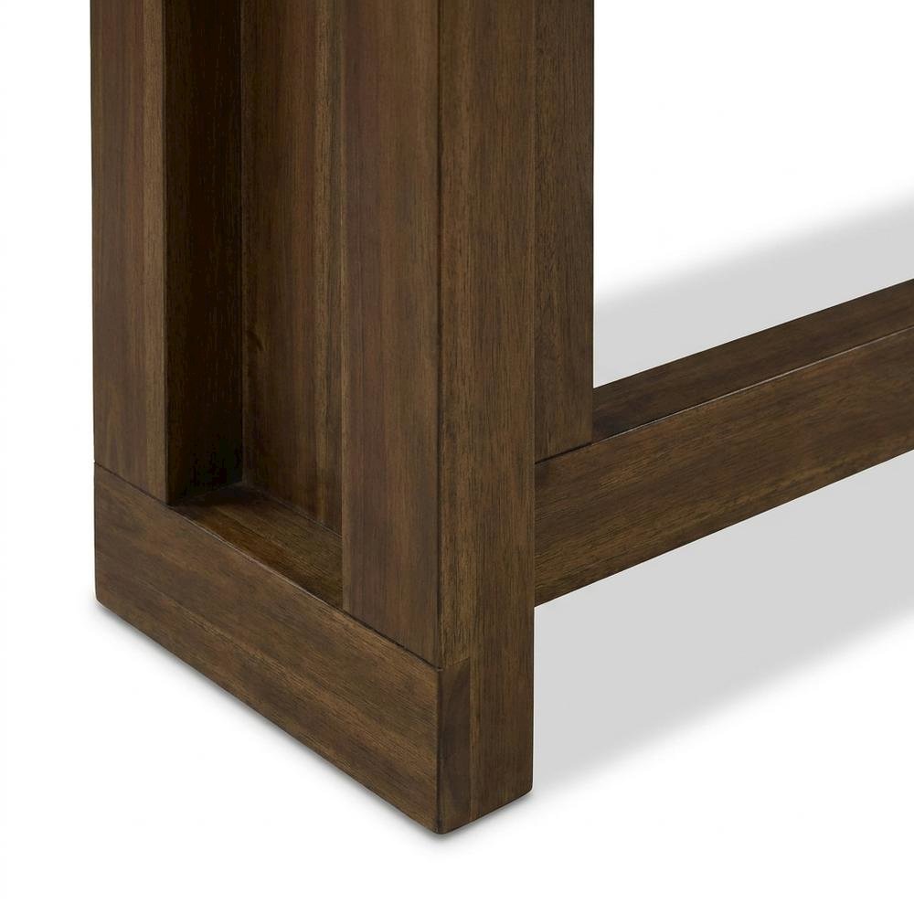 Solid Wood Extendable Dining 10-Piece, Chairs, Bench & Coffee, Antique Walnut. Picture 6