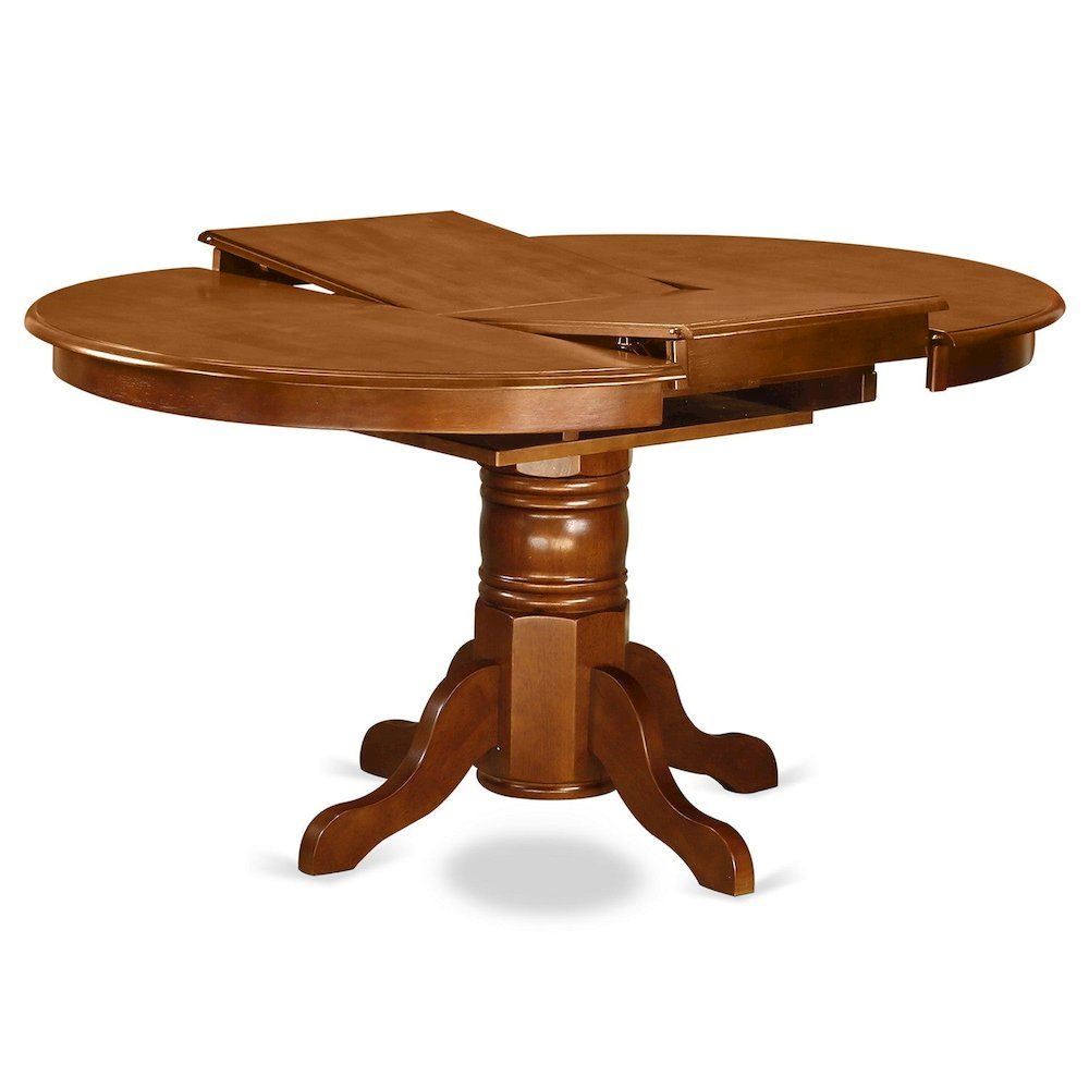 Elegant Oval Dining Table – Expandable Round Dining Table for 6. Picture 4