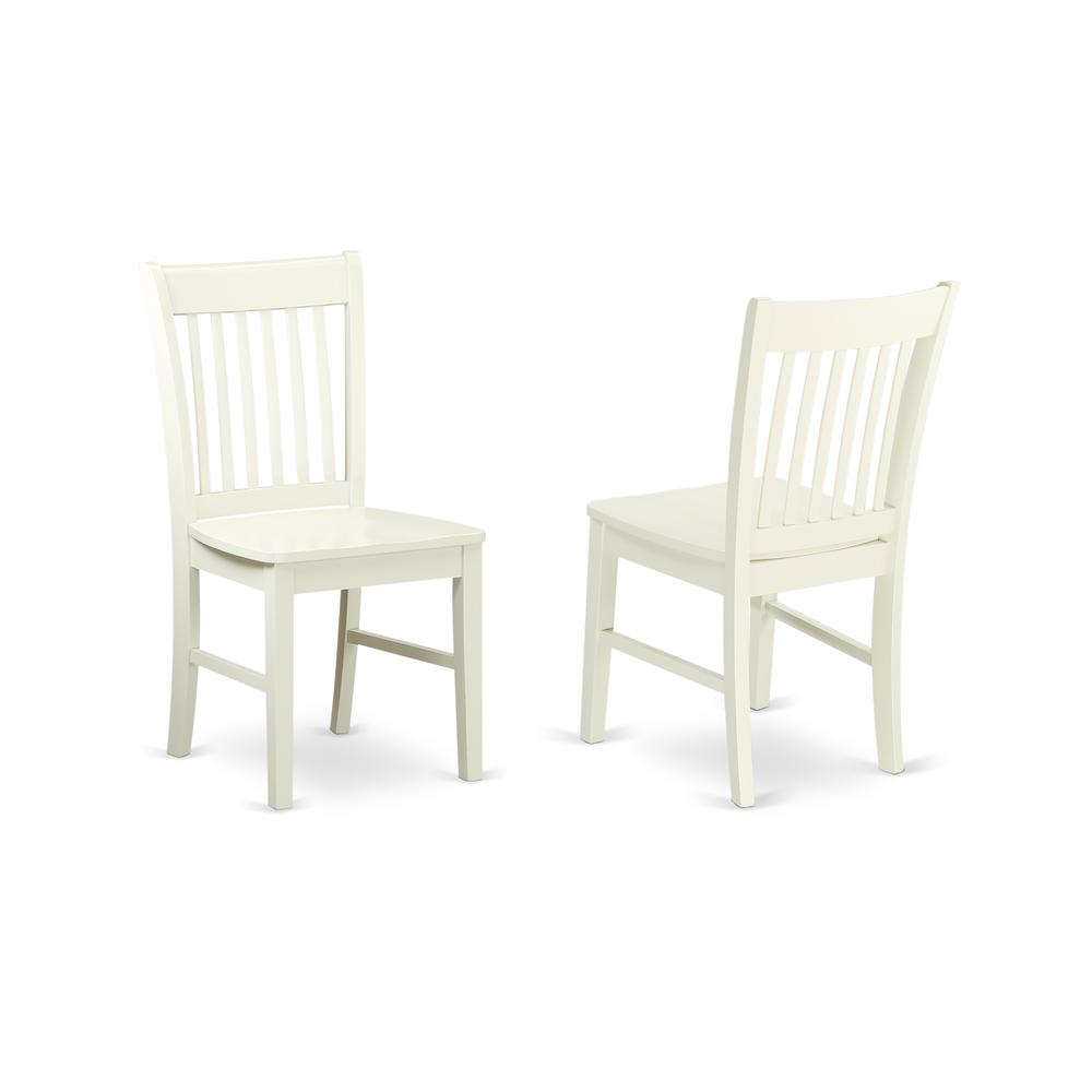Dining Room Set Linen White, OXNO5-LWH-W. Picture 4