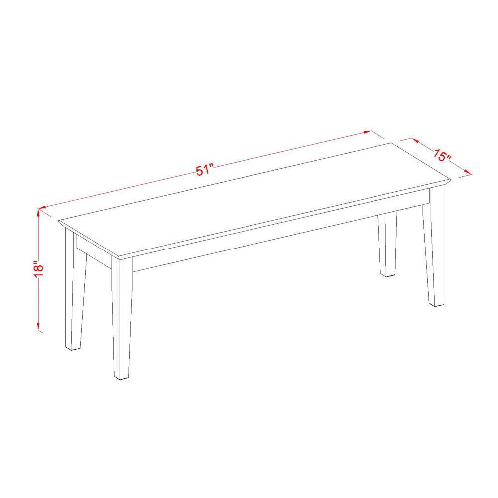 5  Pc  Kitchen  nook  Dining  set  -  Table  plus  2  Dining  Table  Chairs  and  2  Benches. Picture 5