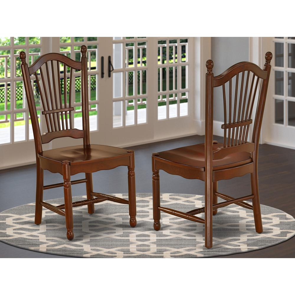 Dining Chair Mahogany, DOC-MAH-W. Picture 2