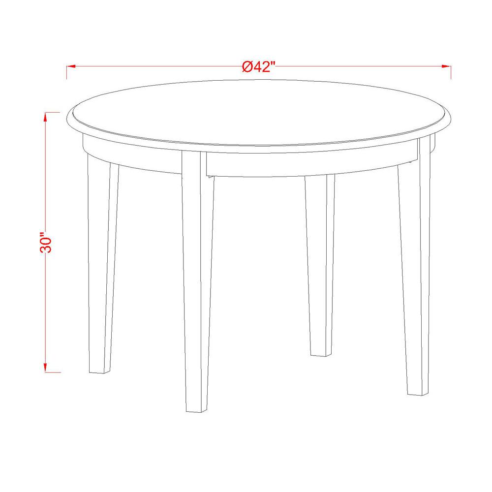 Dining Room Set Cappuccino, BOBA5-CAP-21. Picture 3