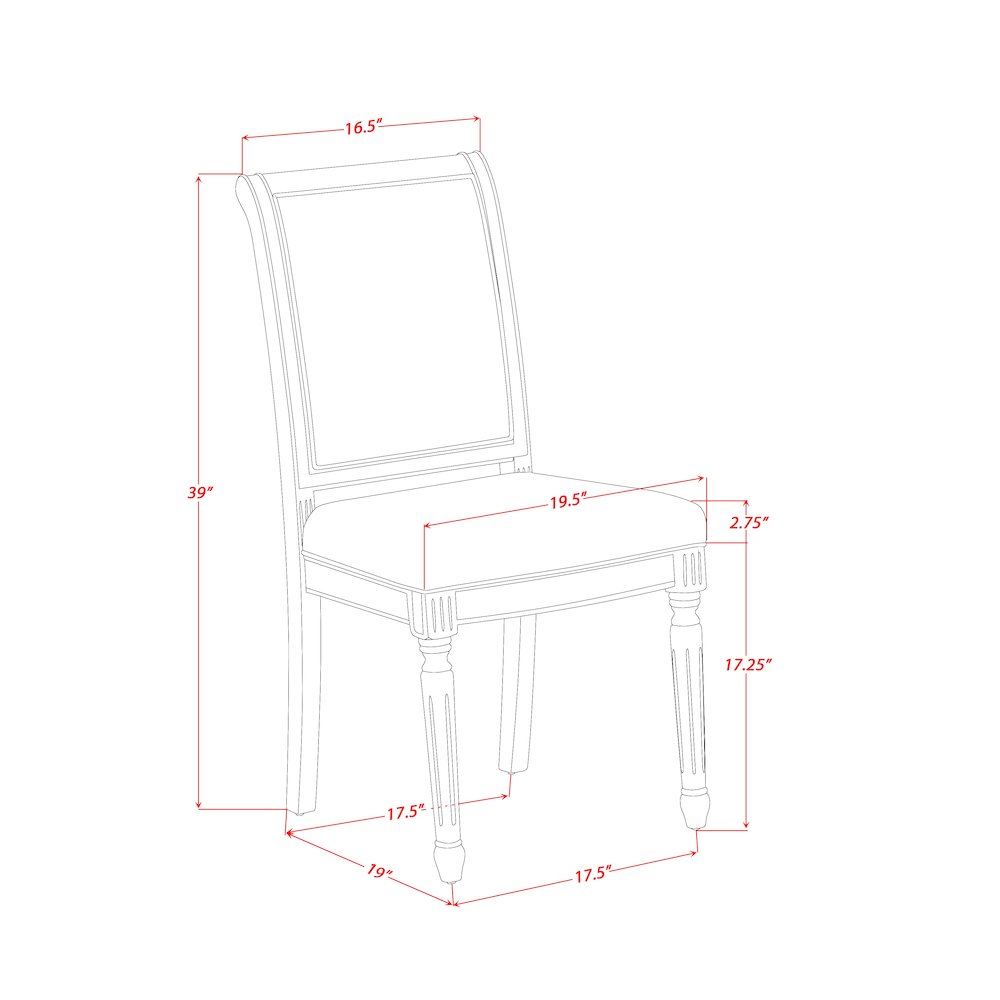 Modern Dining Chairs Set of 2. Picture 6