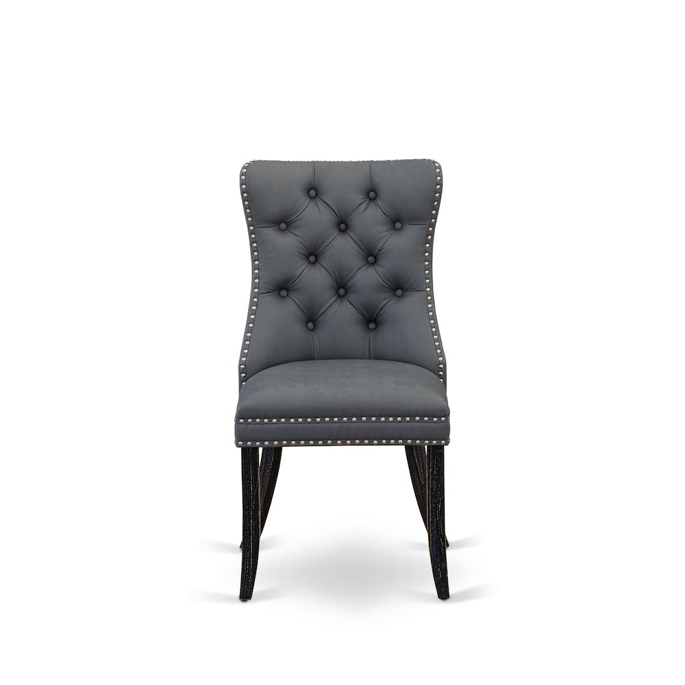 9 Pieces Dining Table Set a Rectangle Table and 8 Dining Chairs. Picture 4