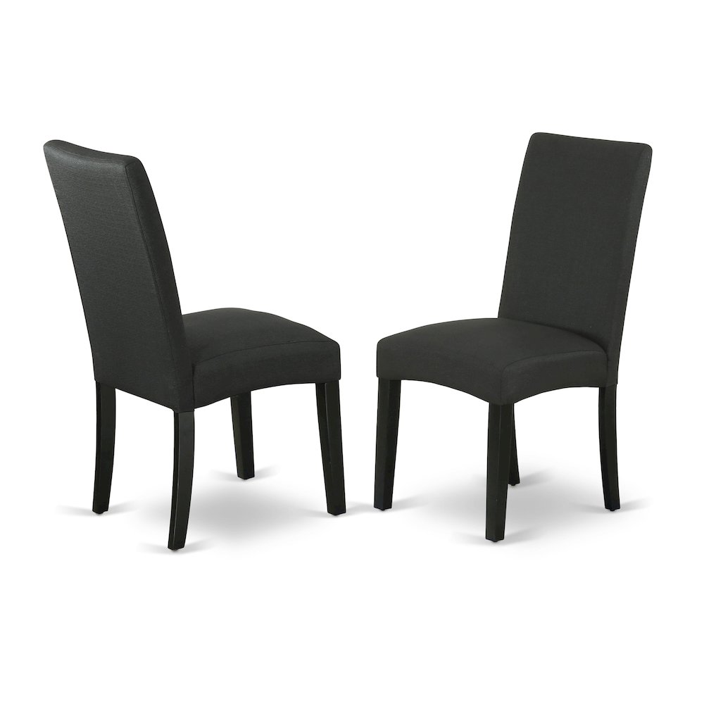 Dining Room Set Black, DLDR3-BLK-24. Picture 4