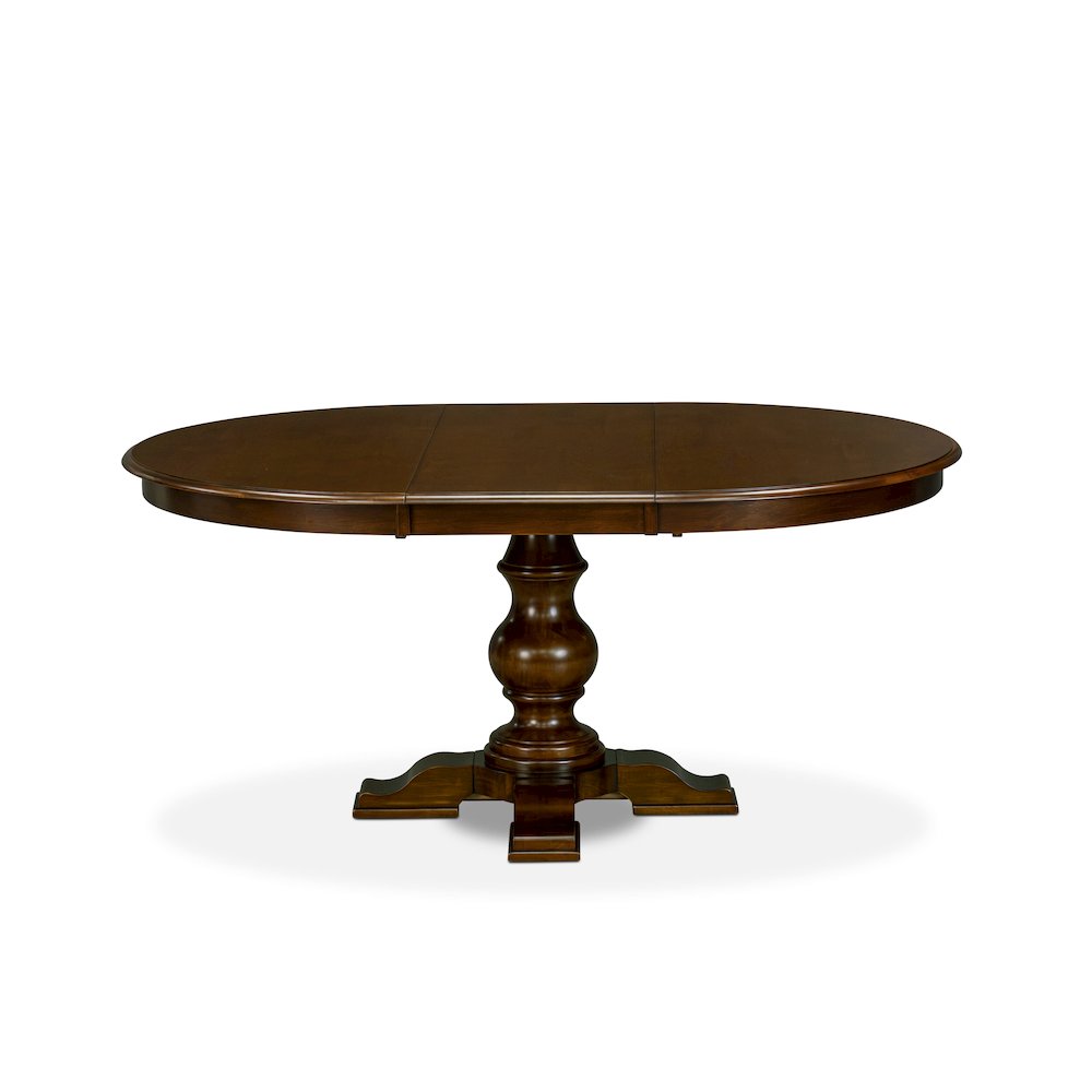 9-Piece Dining Table Set, Espresso. Picture 6