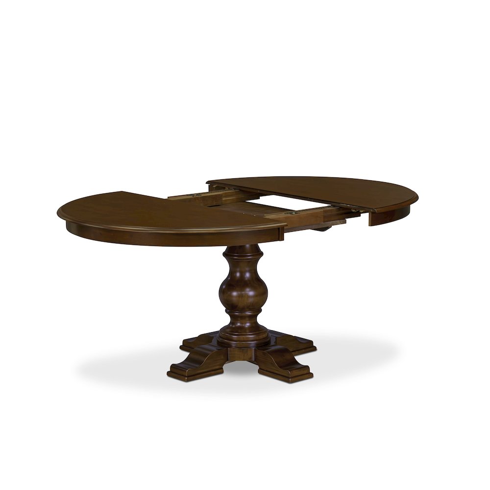 9-Piece Dining Table Set, Espresso. Picture 8