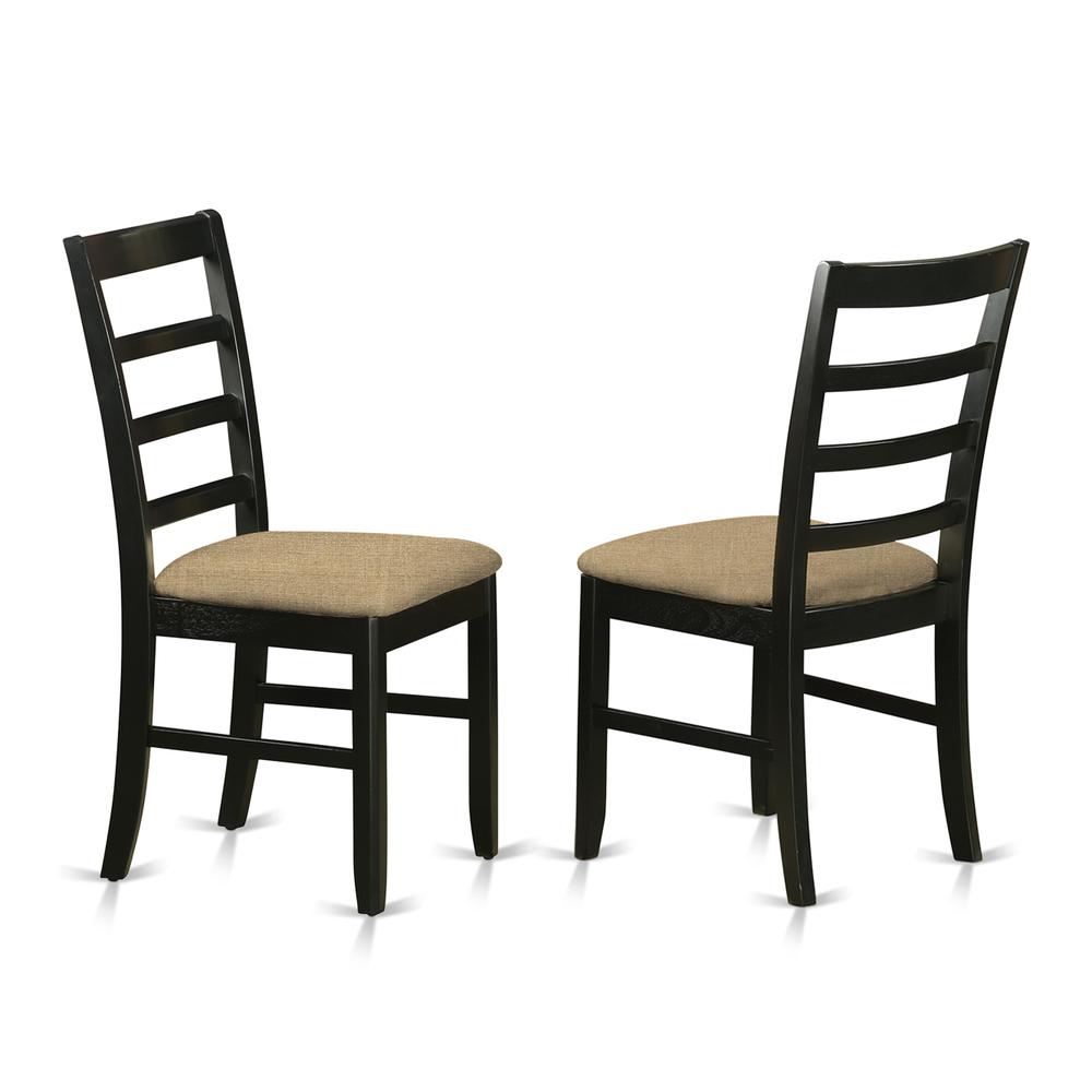 Dining Room Set Black & Cherry, PARF9-BCH-C. Picture 4