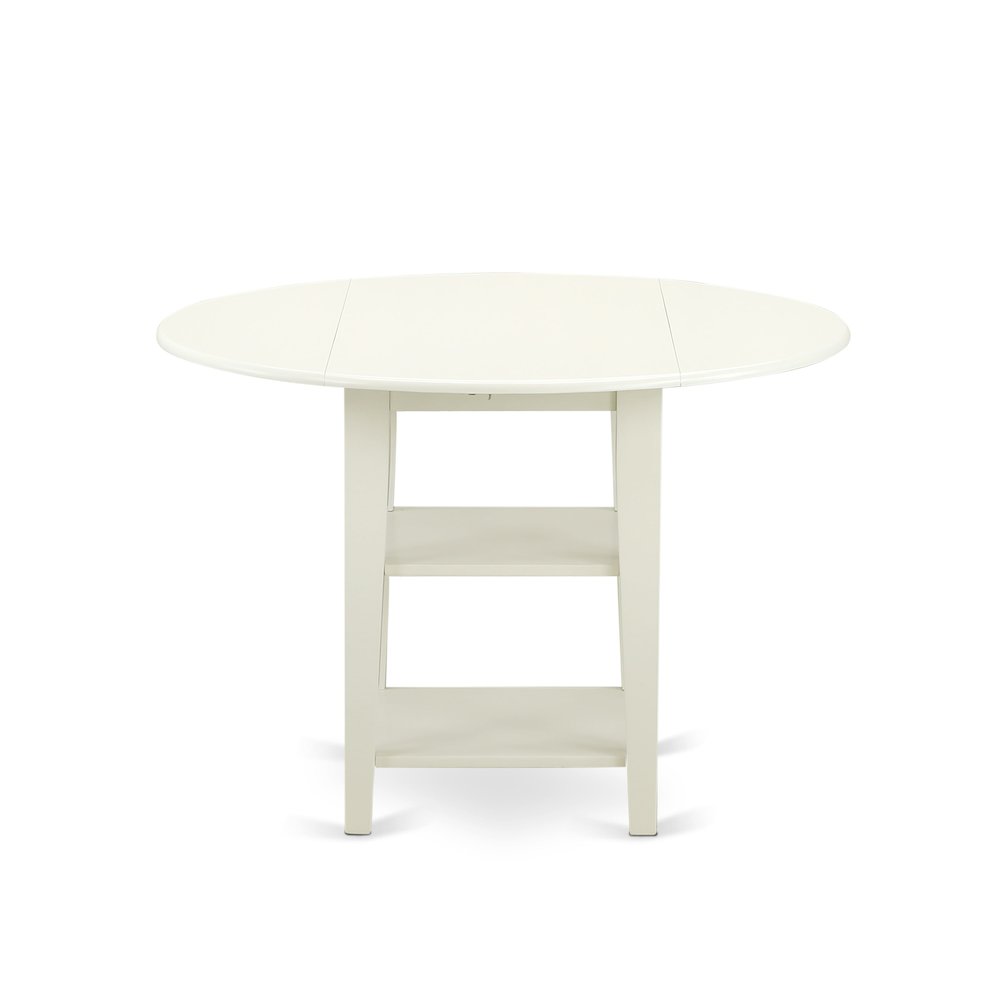 3 Piece Dining Room Table Set consists A Wood Dining Table. Picture 4