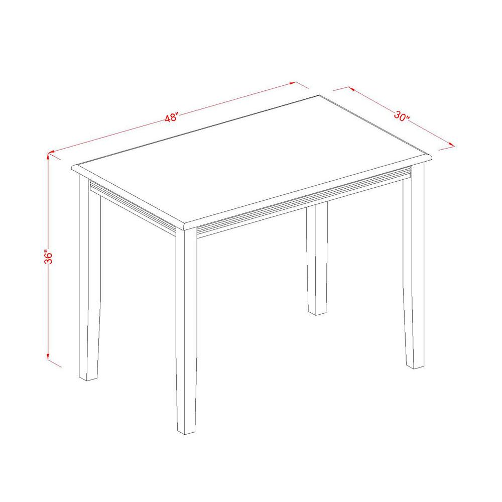 Yarmouth  Counter  Height  Table  Finished  in  Black. Picture 3