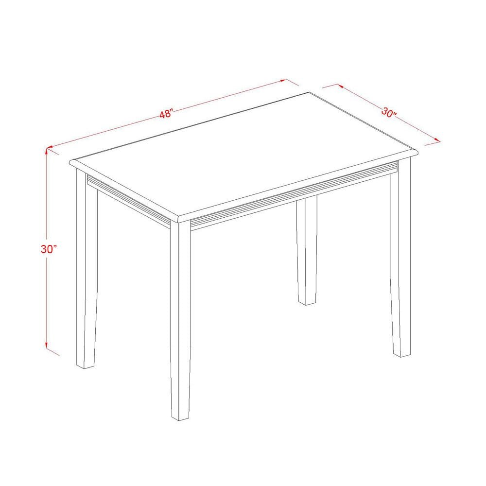 5 Piece Dining Table Set Consists of a Rectangle Kitchen Table. Picture 8