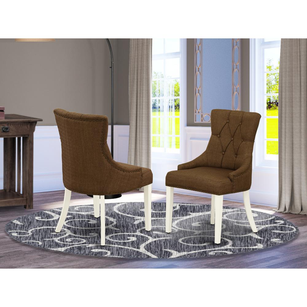 Dining Chair Linen White, FRP2T18. Picture 2