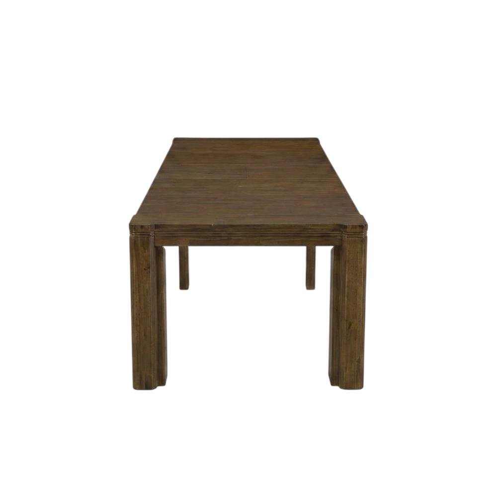 Solid Wood Extendable Dining 10-Piece, Chairs, Bench & Coffee, Antique Walnut. Picture 4