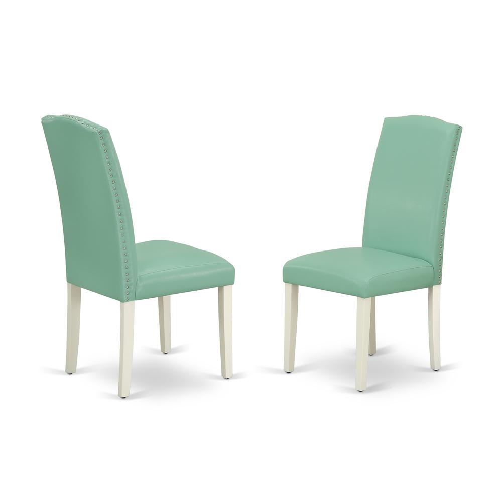 Dining Chair Linen White, ENP2T57. Picture 1