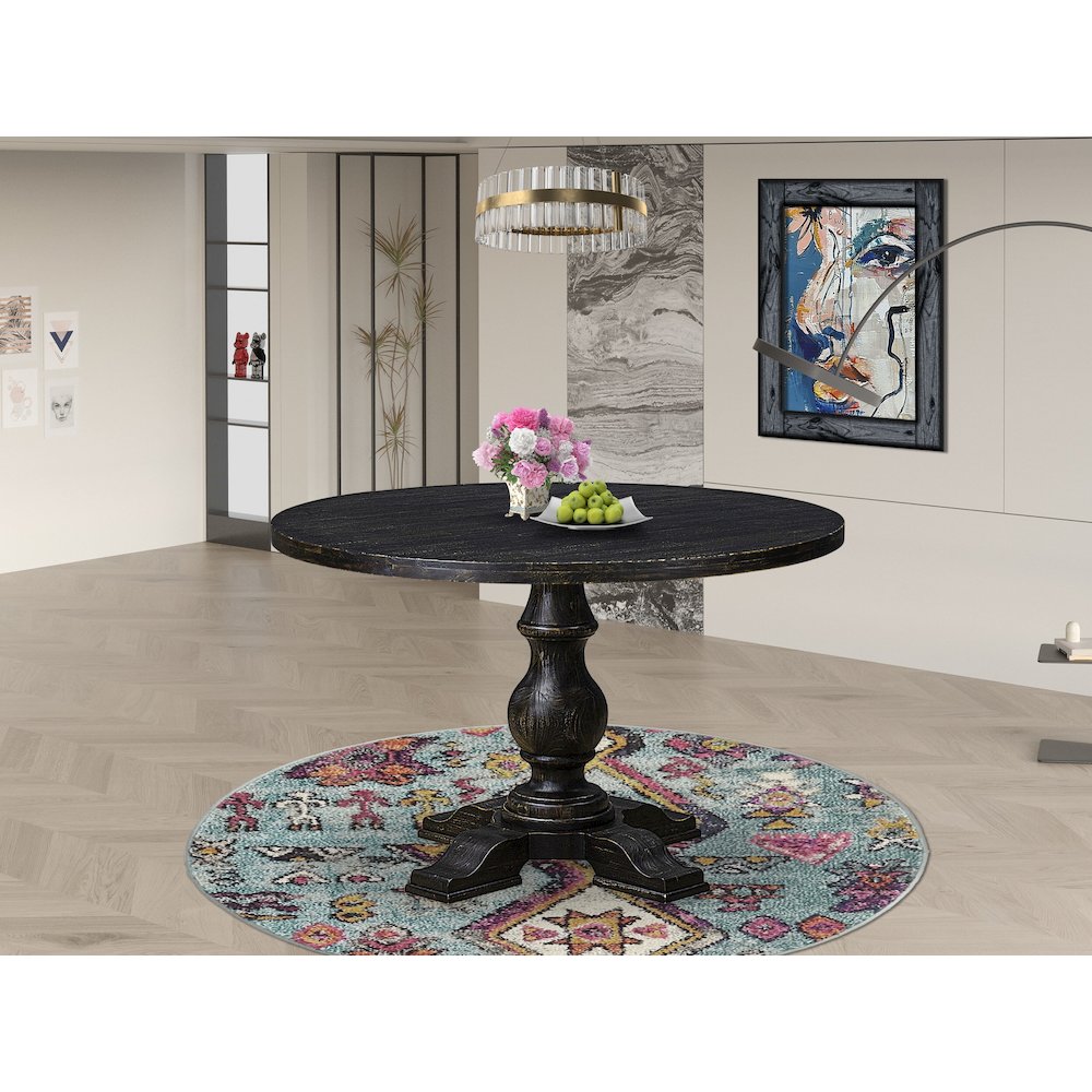 Wood Kitchen Table. Picture 2