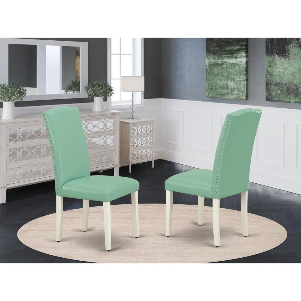 Dining Chair Linen White, ENP2T57. Picture 2
