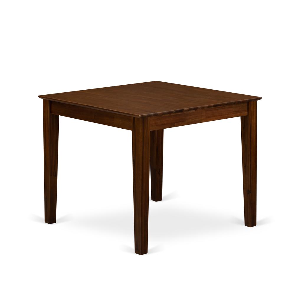 3 Piece Dining Room Set Includes a Square Solid Wood Table and 2 Parson Chairs. Picture 1
