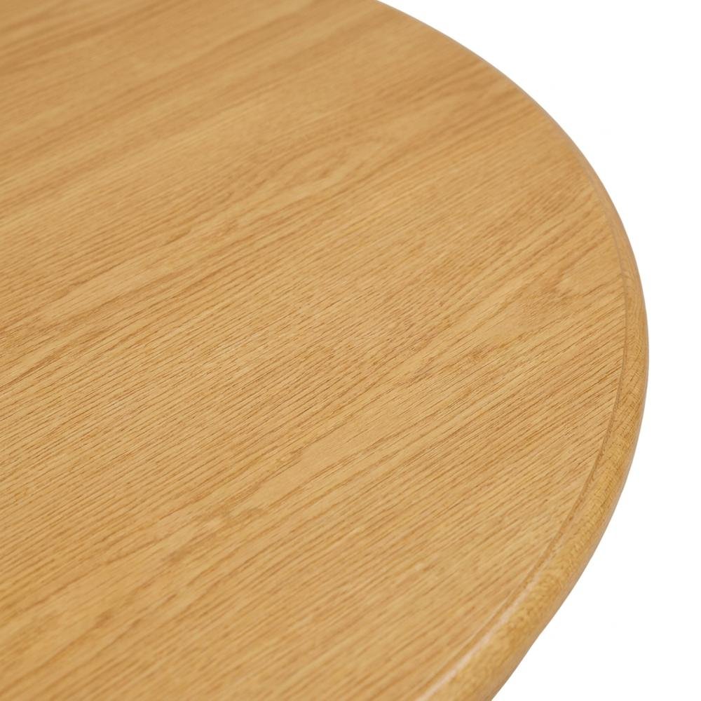 Solid Wood Dining Table & Microfiber Chairs 5-Piece, Butterfly Leaf, Oak. Picture 6