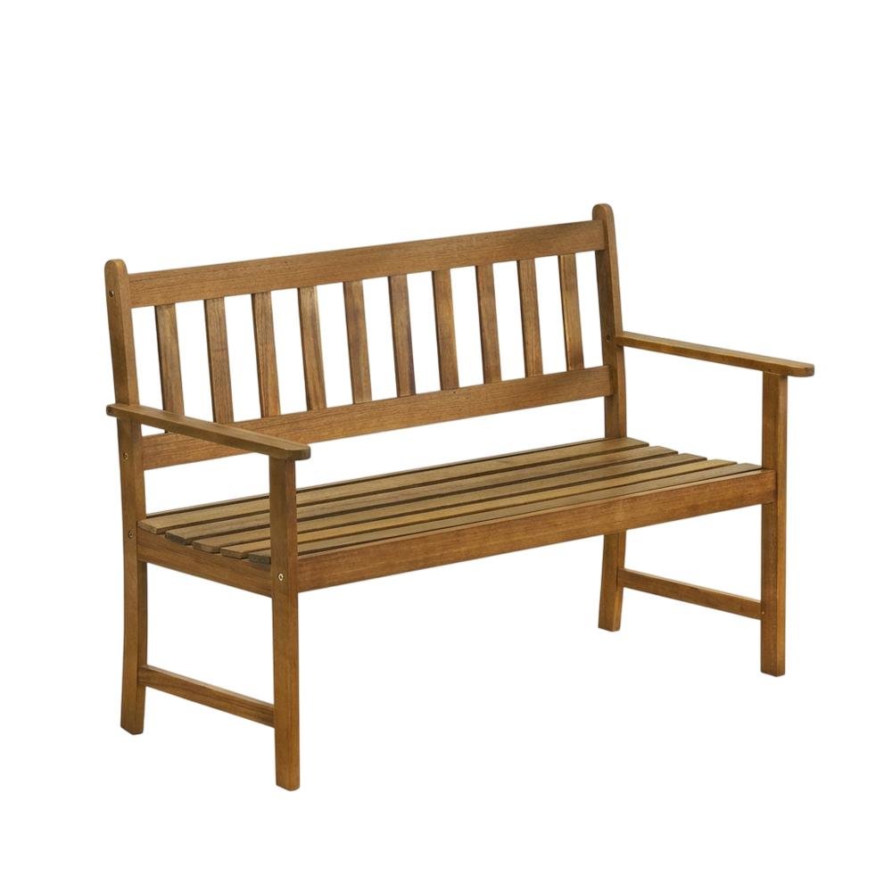 Oil-Finish Acacia Wood Bench with Oil Finish and Modern Design. Picture 1