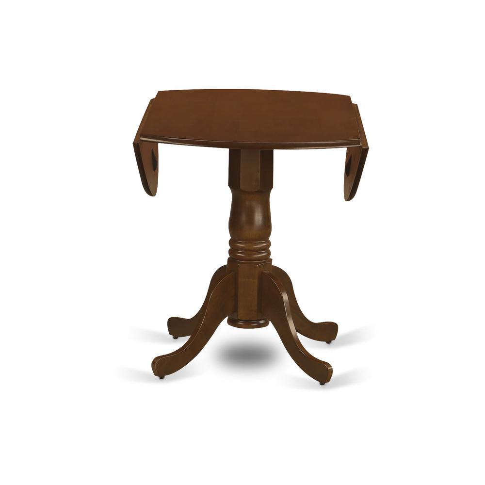 DLVA5-ESP-C 5 Pc set Dinette Table with 2 drop leaves and 4 Seat Chairs. Picture 4