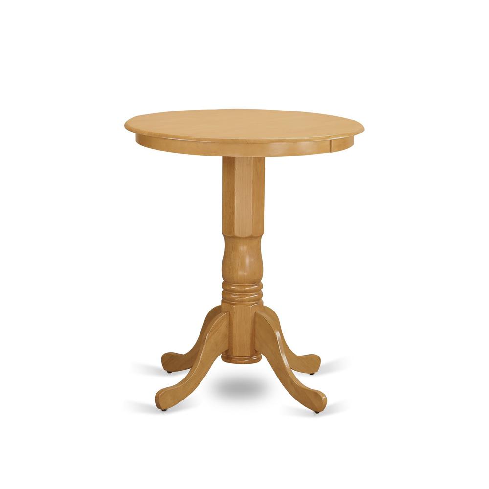EDPB5-OAK-C 5 PC counter height pub set-pub Table and 4 counter height Chairs. Picture 3