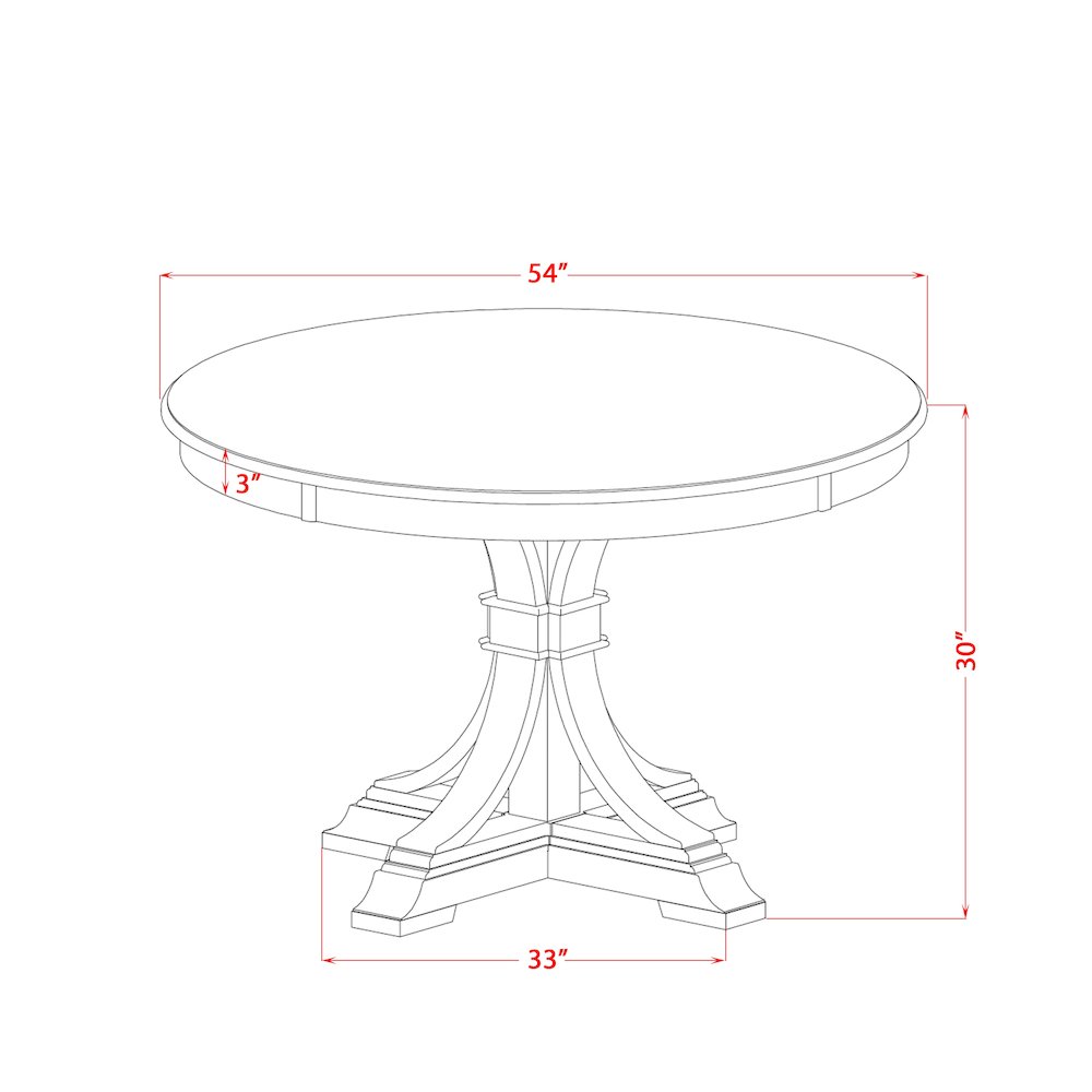 7-Piece Kitchen Table Set In Platinum Gray Color. Picture 6