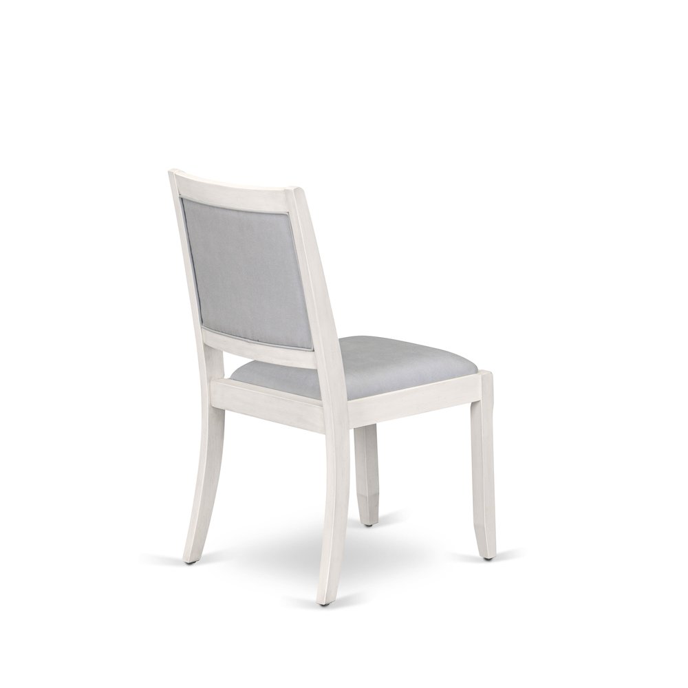 9 Pieces Extendable Dining Set, Antique White. Picture 14