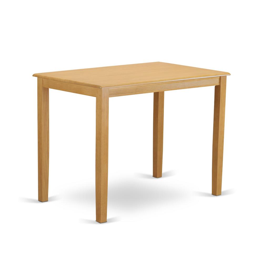 YAPB5-OAK-C 5 Pc counter height Dining set - high top Table and 4 Dining Chairs.. Picture 3